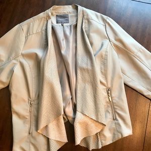 Kate & Mallory Faux Leather Moto Jacket, 1X